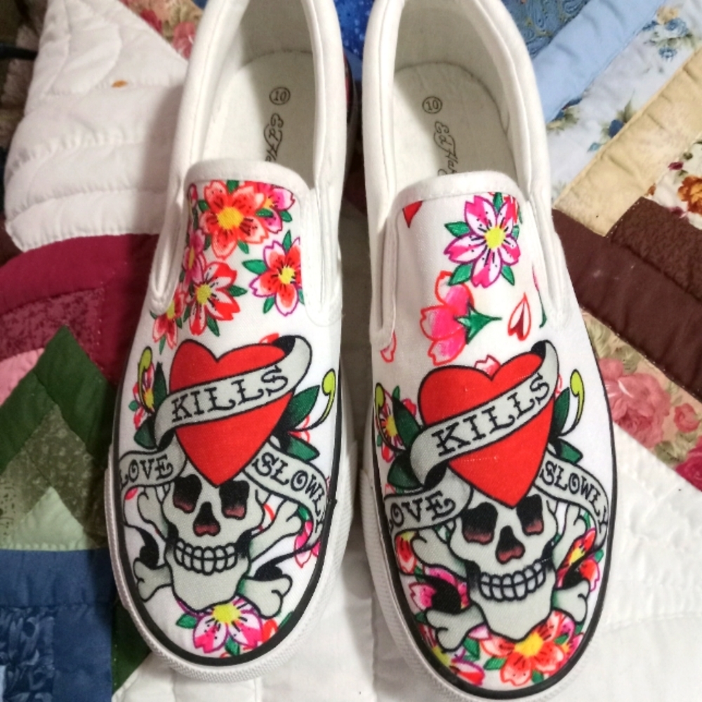 Ed Hardy Slip on shoes